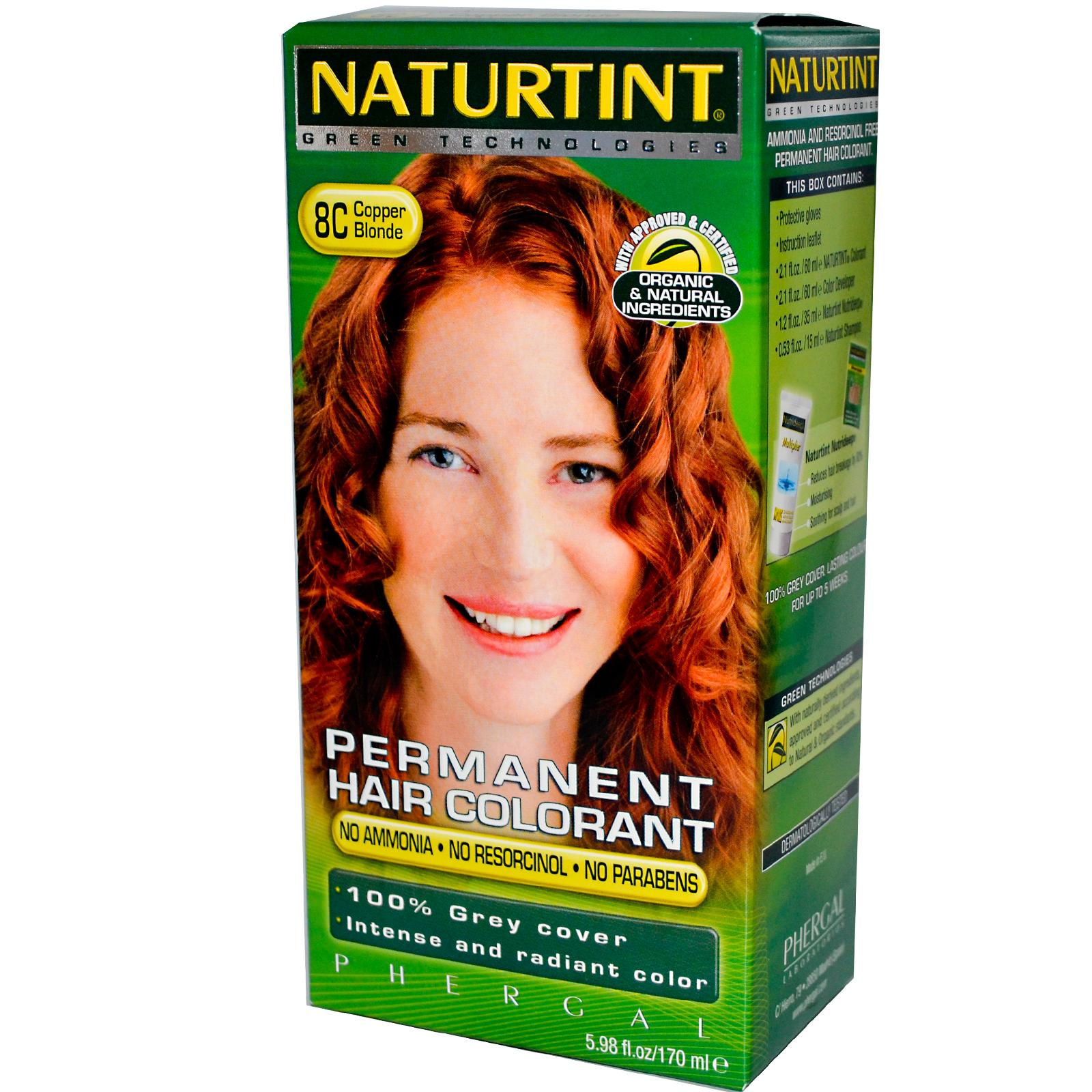Naturtint 8c Copper Blonde Hair Color (1xKit)