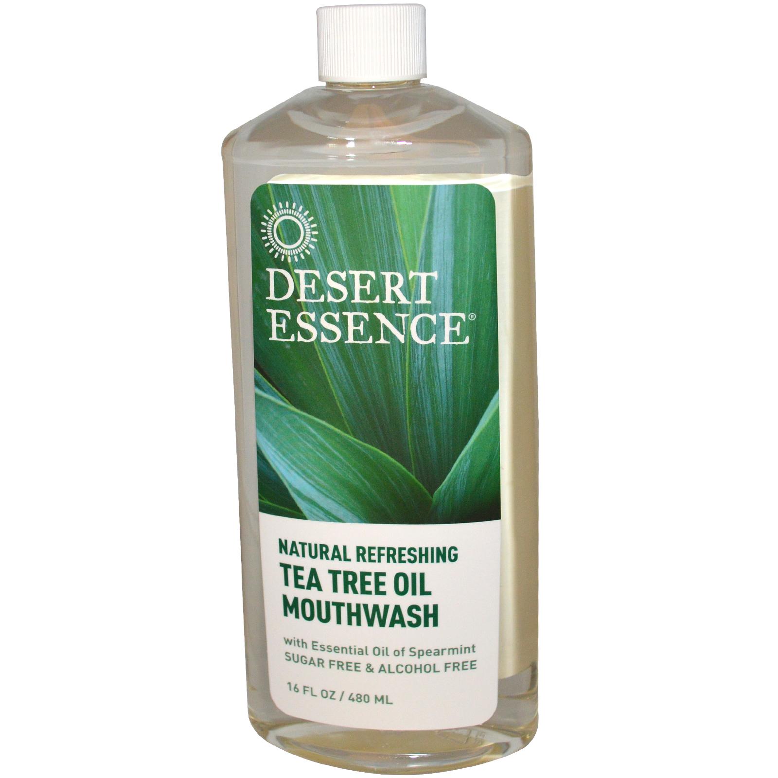 Desert Essence Tea Tree Oil Mouthwash (1x8 Oz)
