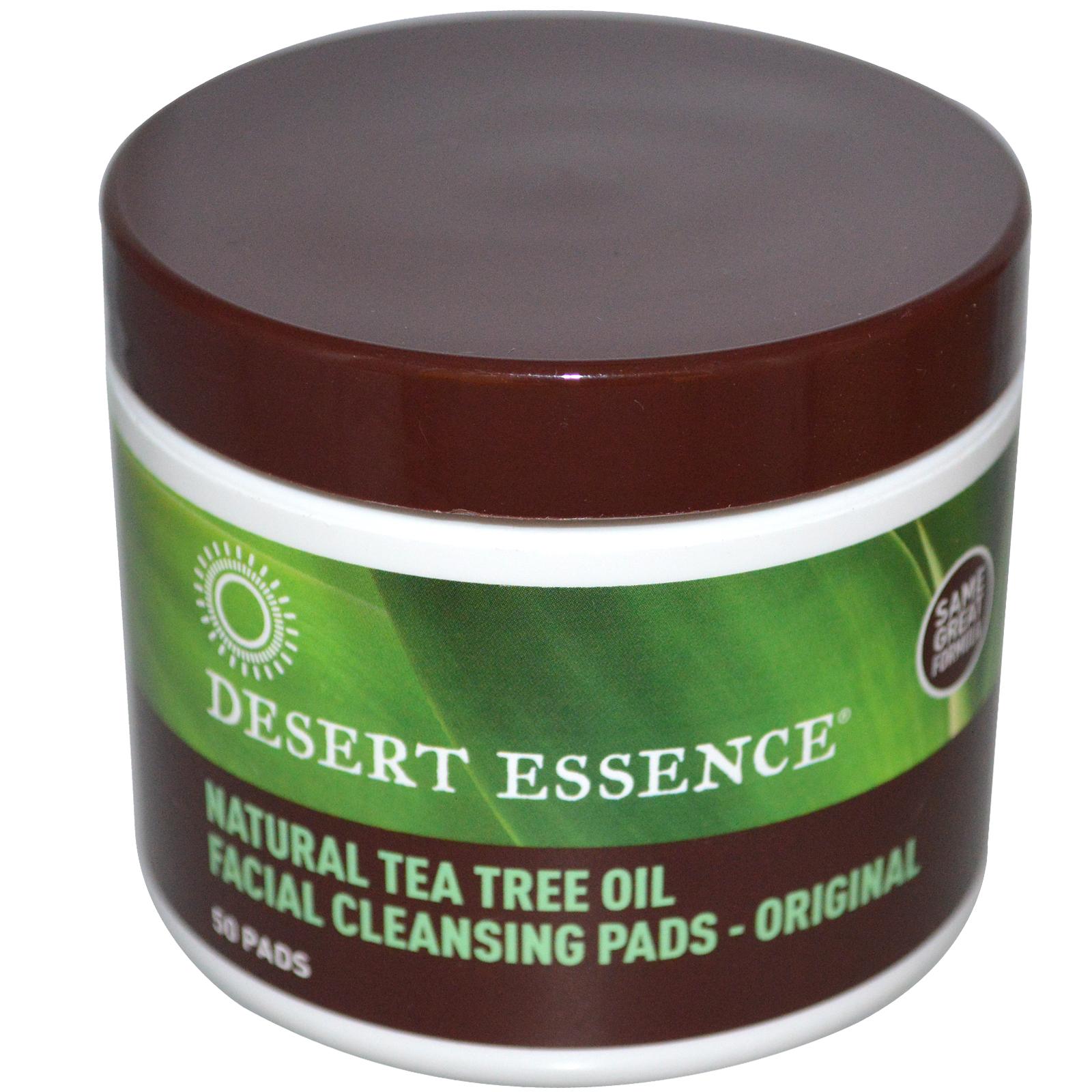 Desert Essence Tea Tree Cleansing Pads (1x50 Pads)