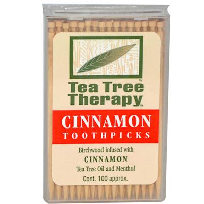 Tea Tree Therapy Cinnamon Toothpicks (12x100 CT)