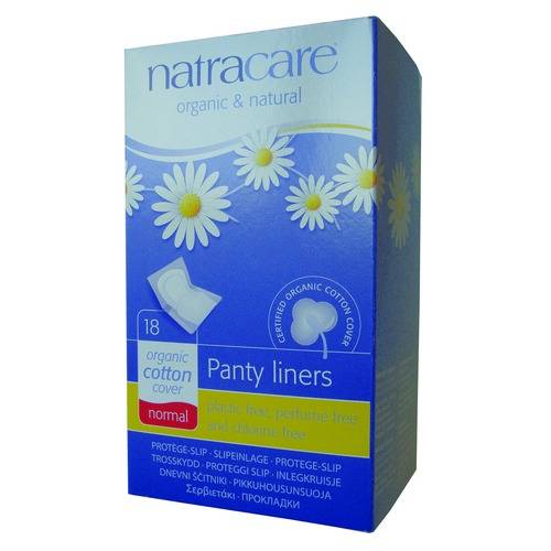 Natracare Panty Liner, Normal Wrapped (1x18 CT)